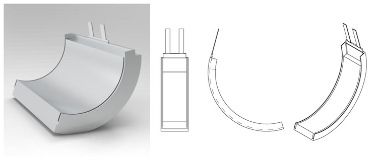 格瑞普大弧形異形電池 格瑞普大弧形異形電池