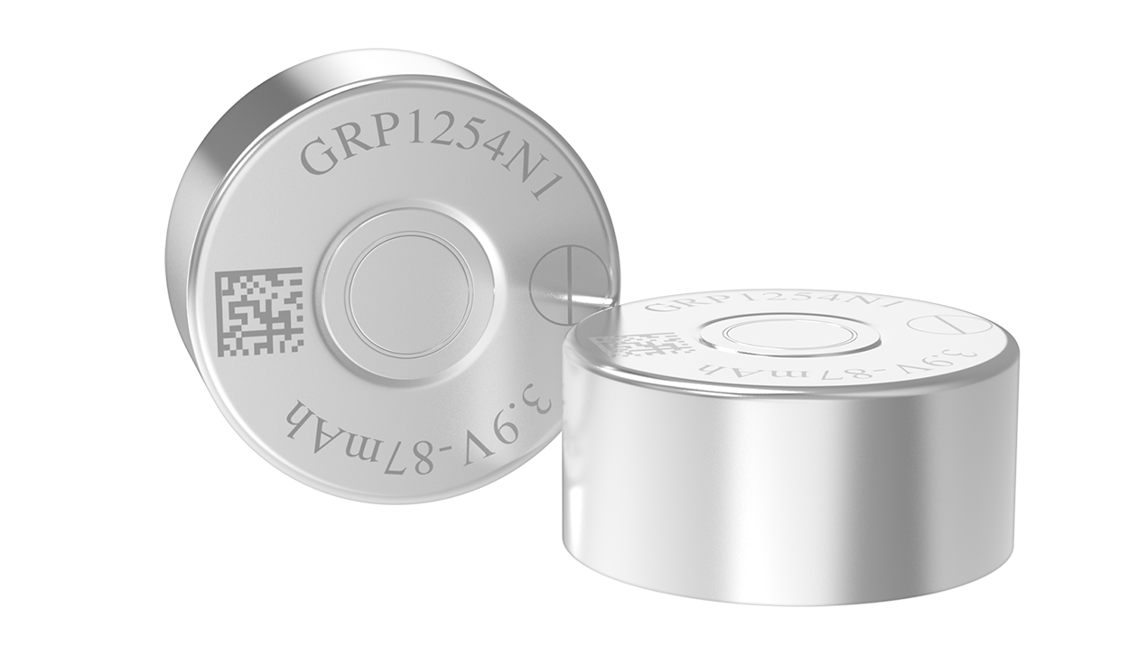 GRP1254NI1 3.83V鋰離子紐扣電池