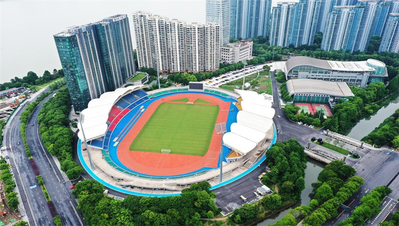 杭州場(chǎng)館俯視圖 杭州場(chǎng)館俯視圖